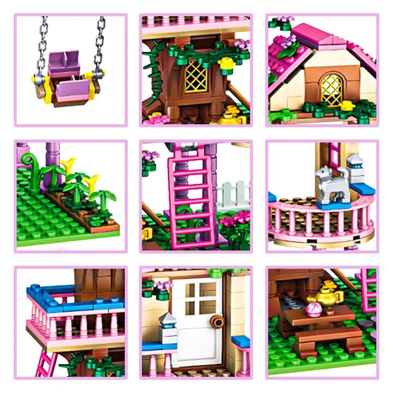 City Treehouse Building Blocks Set for Kids - Birthday Gift - silverfoxgoods